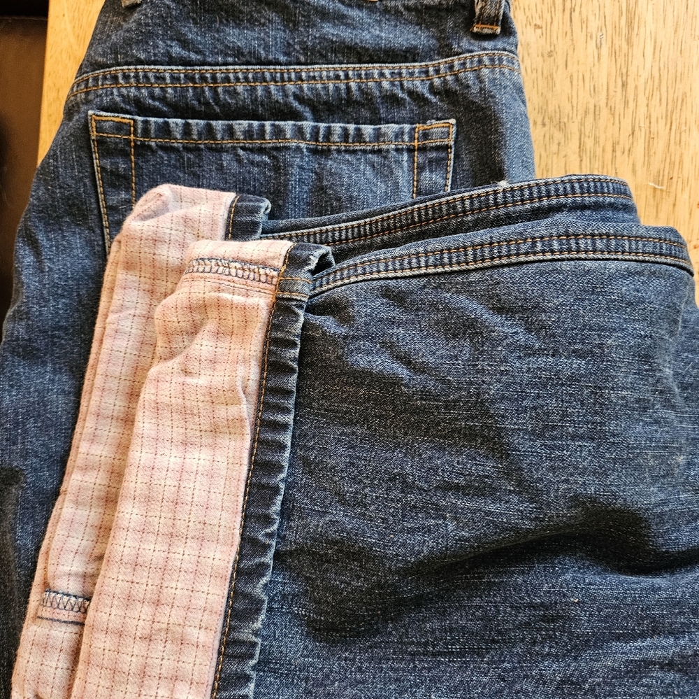 Eddie Bauer Flannel lined women's jeans
